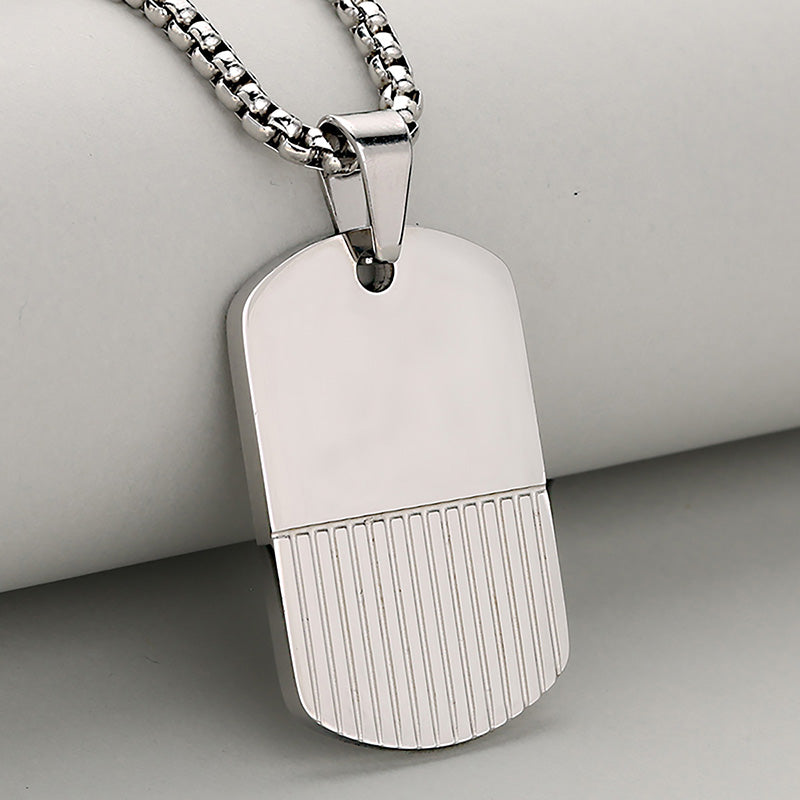The Legacy Tag Necklace – Personalized for Him