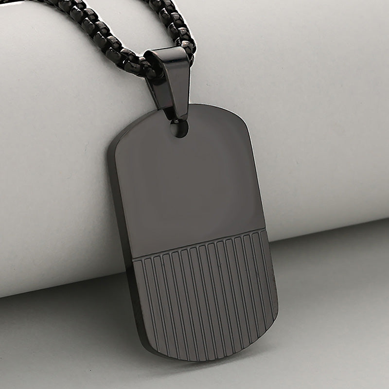 The Legacy Tag Necklace – Personalized for Him