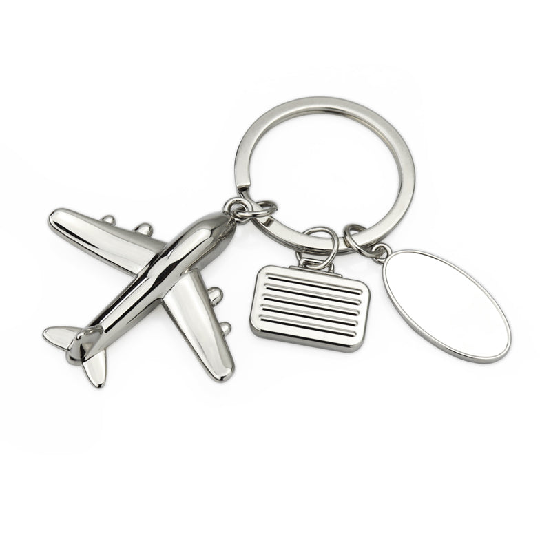 Personalized Airplane Keychain – Engravable Travel Keepsake