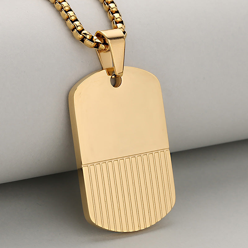 The Legacy Tag Necklace – Personalized for Him