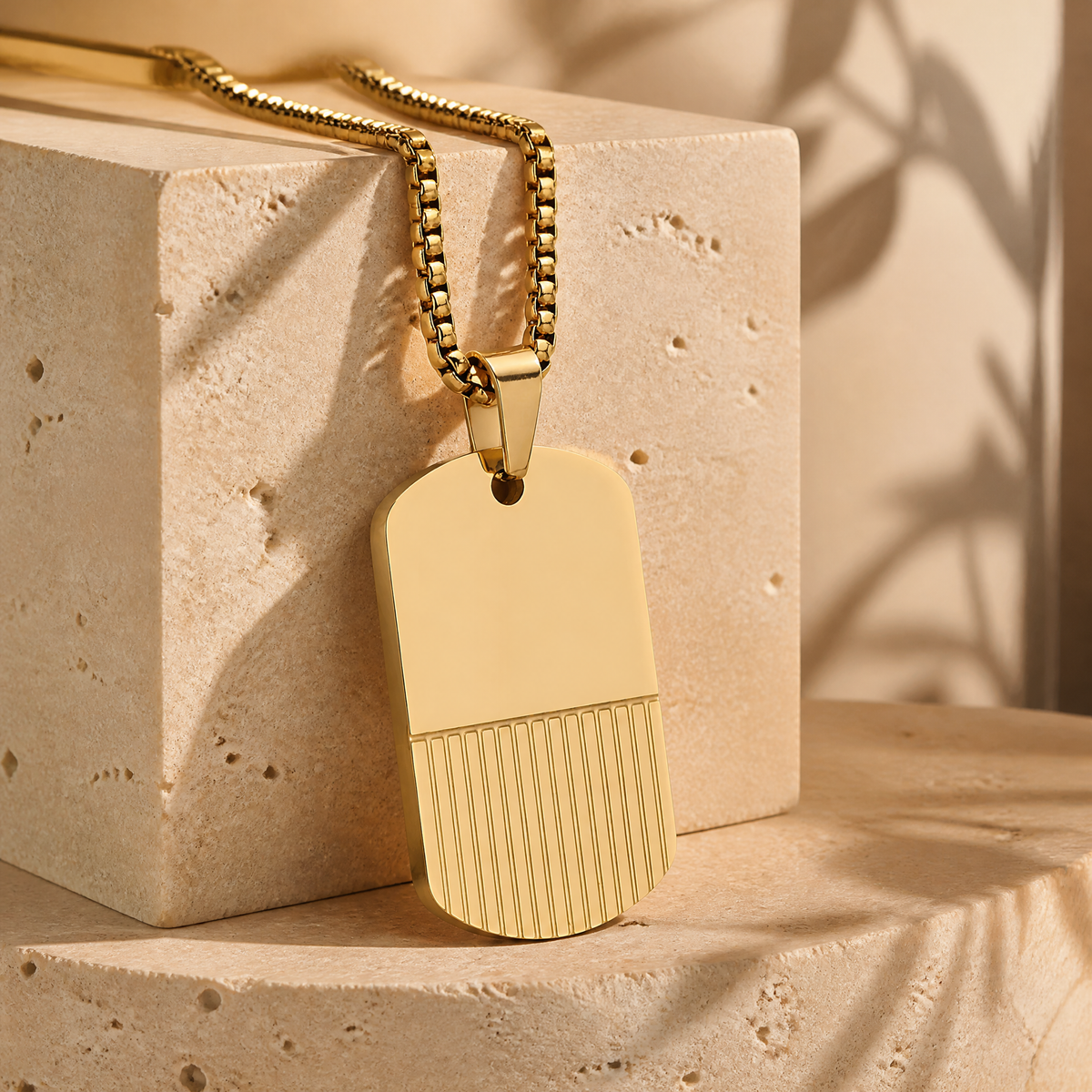 The Legacy Tag Necklace – Personalized for Him