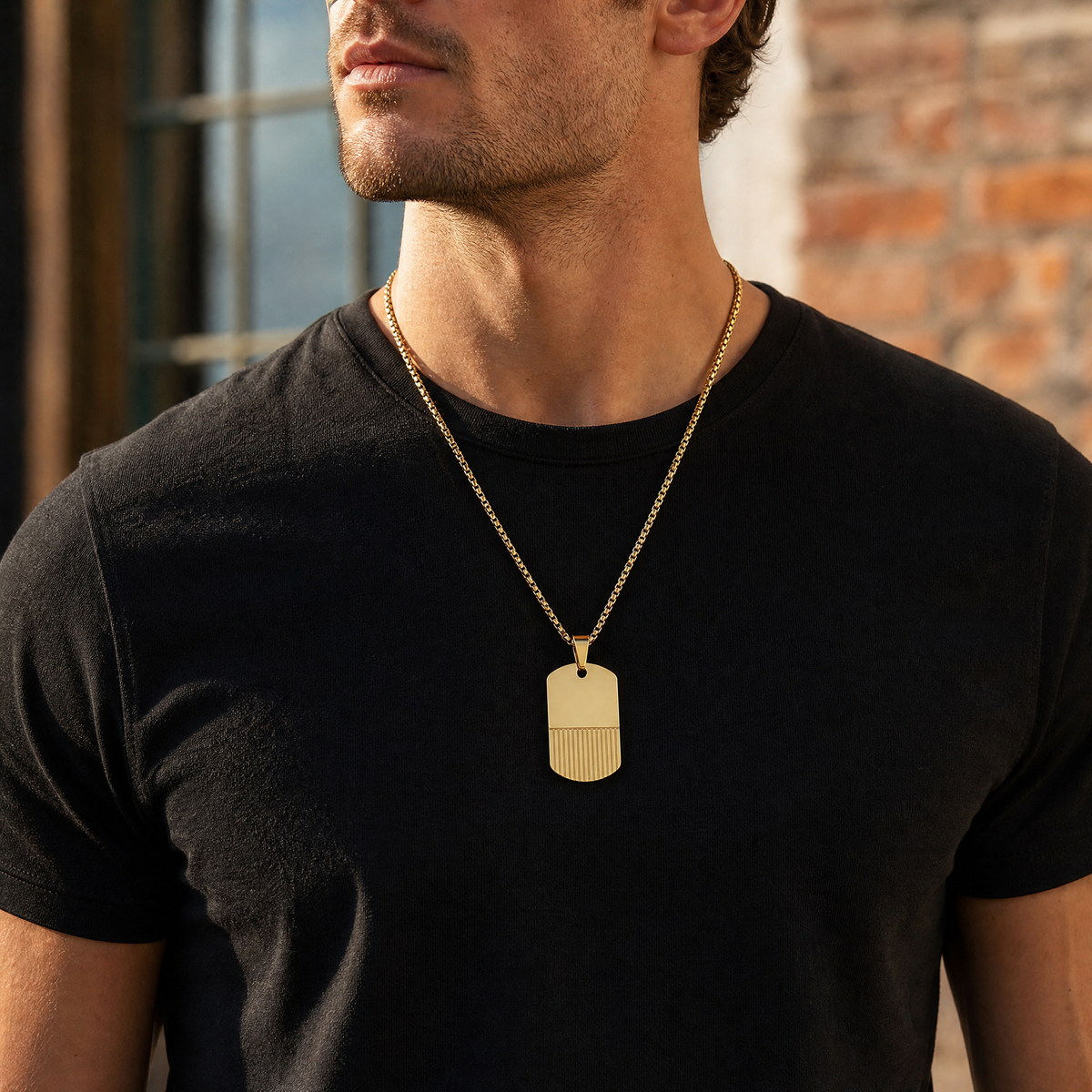 The Legacy Tag Necklace – Personalized for Him