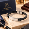 The Heritage Braided Bracelet – Personalized Men's Leather Bracelet