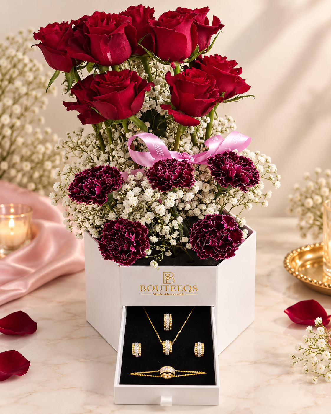 The Secret Bloom – Eternity Flowers & Jewelry Gift Box