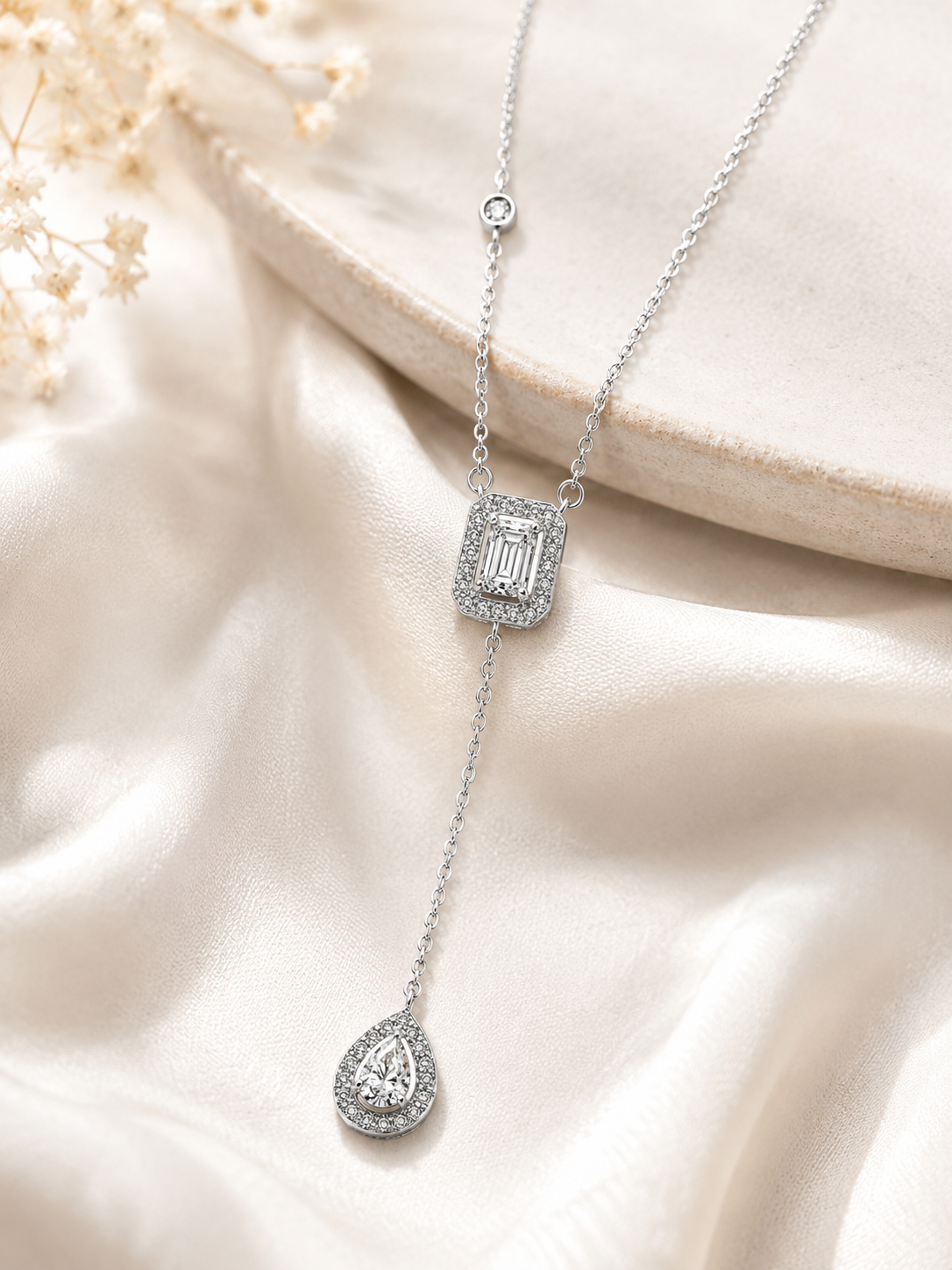 Radiance Duo Lariat Necklace